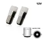 LED крушки BA15S 12V 2 броя с бяла светлина, снимка 3