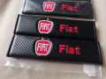 ***ТОП*** качествени черен карбон кожа калъфи протектори за колан марка Фиат Fiat, снимка 2