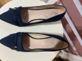 Официални обувки на ток велур , снимка 3