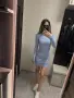 Синя рокля по тялото, снимка 4