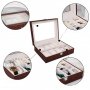 Кутия за часовници - елегантен и стилен подарък за вашите аксесоари, снимка 9
