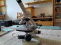 Стар полски микроскоп, снимка 1 - Антикварни и старинни предмети - 41081952
