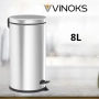 Кофа за смет с педал Vinoks 3/5/8/12/16/20л., инокс, снимка 9