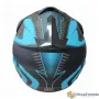 Детска Крос Каска 125 - XXS - Black / Blue Argos, снимка 3