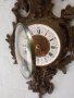 Старинен стенен бронзов часовник, снимка 2