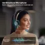 Златисти USB слушалки с шумопотискащ микрофон за работа и онлайн разговори, снимка 5