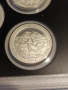 САЩ сет 5 броя 1/4 долар мат-гланц 2012г. сребро, снимка 12
