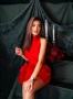 Официална Червена Дамска Рокля , снимка 2
