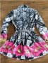  Desigual less more rain coat dress - страхотен дамски тренч, снимка 10