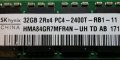 Сървърна памет ECC RAM Hynix 128Gb 32Gb x 4бр, DDR4 2400, снимка 2
