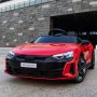 Акумулаторен джип AUDI RS E-TRON GT Licensed 12V батерия,MP3, с меки гуми с Кожена седалка, снимка 2