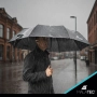 Автоматичен чадър 110 см - голям, сгъваем, ветроустойчив със защитен калъф , снимка 7