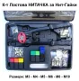 К-т Американска Професионална Лостова НИТАЧКА за Нит Гайка М3-М10 с 60 бр. Нитове Гайки Куфар БАРТЕР, снимка 1
