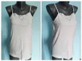 Шест различни броя / Бял потник с пайети и камизола / голям размер , снимка 14