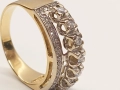 Златен пръстен с брилианти. , снимка 7
