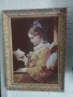 Продавам гоблен "Дамата с книга", снимка 2