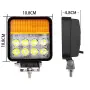 LED Работна Лампа/Халоген с жълта светлина, снимка 2