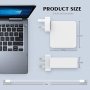 Ново бързо зарядно устройство за лаптоп Mac Book Pro Charger-118W USB C , снимка 6