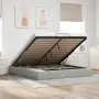 vidaXL Османска рамка за легло без матрак, светлосива 180x200см кадифе, снимка 2