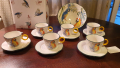 Royal Family–Авторска Италианска Керамика, Сервиз 6 чашки+6 чинийки., снимка 1 - Сервизи - 36333558
