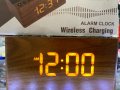 Дигитален Часовник с Безжично Зарядно / Дигитален будилник със зарядно, снимка 3
