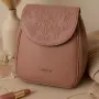 Дамска раница от еко материал с бродиран капак, снимка 6