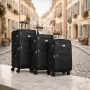 Комплект текстилни куфари 3 в 1 (20″, 24″, 28″) с 4 двойни колела и разширител, снимка 15