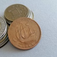 Монета - Великобритания - 1/2 (половин) пени | 1944г., снимка 1 - Нумизматика и бонистика - 39105953