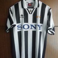 Juventus 1996 1997 Kappa оригинална тениска фланелка екип Ювентус ретро Vintage размер М, снимка 1 - Тениски - 41767209