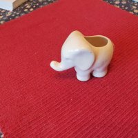 Слонче - ваза от Индия №4 порцелан , снимка 1 - Вази - 42082285