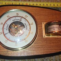 Барометър и термометър , снимка 12 - Антикварни и старинни предмети - 35871062