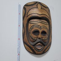 Дървени автентични маски , снимка 4 - Антикварни и старинни предмети - 38969992