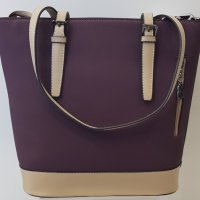 Дамска чанта Cressberry в лилав цвят, снимка 2 - Чанти - 35795917