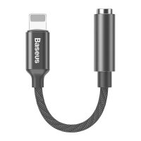 Преходник от iPhone Lightning към 3.5mm Стерео жак Baseus L3 CALL3-01 Адаптер , снимка 3 - Кабели и адаптери - 38623618