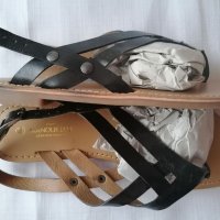 Нови маркови сандали ест. кожа, снимка 1 - Сандали - 41126926