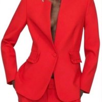 Дамско червено сако ZARA, снимка 1 - Сака - 42722821