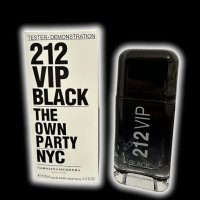 Мъжки парфюм Carolina Herrera vip 212 black 100ml, снимка 1 - Мъжки парфюми - 44217803