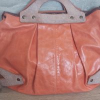 Дамска чанта JEANNETTE LEHR естествена кожа , снимка 2 - Чанти - 42570042