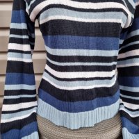 Пуловер с поло яка , снимка 1 - Блузи с дълъг ръкав и пуловери - 38978197