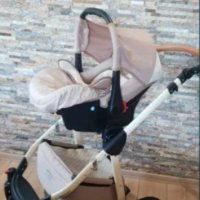 Бебешка количка Pepe Eco 3 в 1, снимка 5 - Детски колички - 42608717