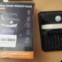 Соларна Лапа 2в1 лампа против комари +лампа за осветление,инфрачервен сензор,водоустойчива , снимка 6 - Соларни лампи - 41767656