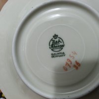 Немски порцелан чинийки Бавария, снимка 2 - Антикварни и старинни предмети - 36006576