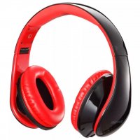 Слушалки MICROLAB K360, жак 3.5mm, вграден микрофон, червенo-черни, снимка 2 - Слушалки и портативни колонки - 34731384