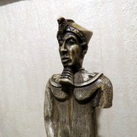 Старинна статуя на древноегипетския  бог  Мин - Бога на плодородието, еротика,фалос, полов член 18 +, снимка 1 - Антикварни и старинни предмети - 41947751