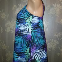Harmony 44D/ L- Бански рокля с бикини в тропически принт , снимка 6 - Бански костюми - 41462759
