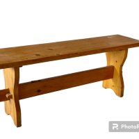 Дървена пейка от масивно дърво, снимка 1 - Градински мебели, декорация  - 44193893