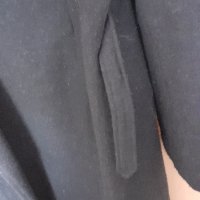 Палто дамско вълнено, черно, снимка 8 - Палта, манта - 40818261