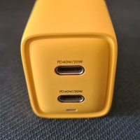 WEKOME GaN 40W зарядно с два USB TYPE-C порта, снимка 4 - Оригинални зарядни - 41961506