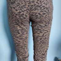 Еластични дънки в леопардов принт / леопардова шарка "Prepair" / малък размер , снимка 5 - Дънки - 36336911