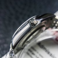 Мъжки часовник Rolex Oyster Perpetual Datejust Black Diamond с автоматичен механизъм, снимка 8 - Мъжки - 42112753